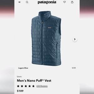 Patagonia men's vest